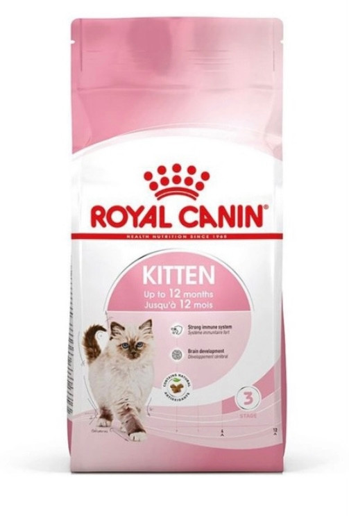 غذا خشک بچه گربه رویال کنین مدل کیتن kitten وزن 2کیلوگرم